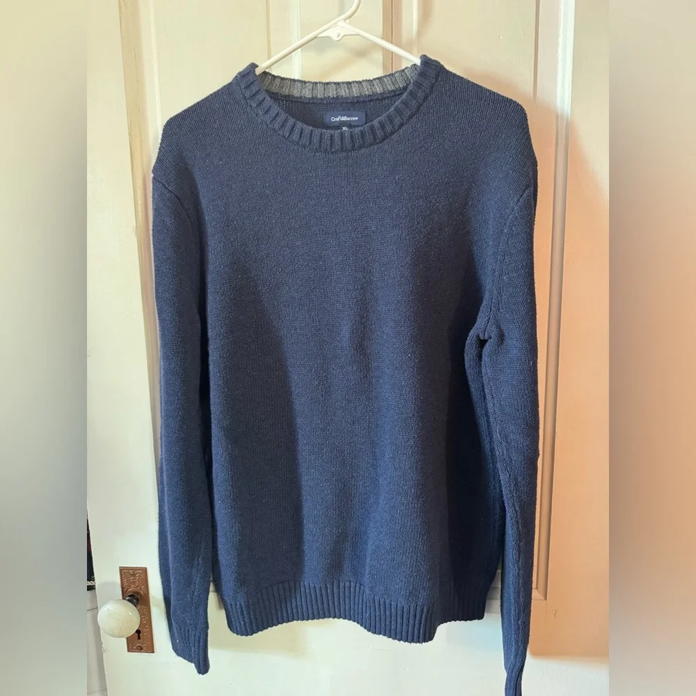 Croft & Barrow Men's Dark Blue Crewneck Sweater